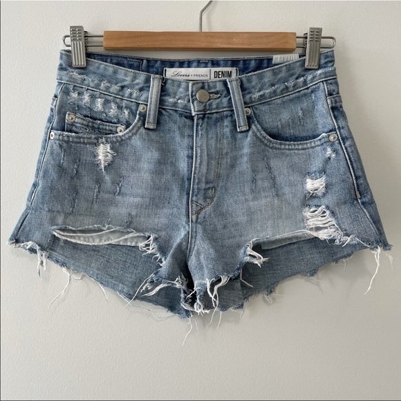 Lovers + Friends Jack High-Rise Denim Cutoff Short - Picture 3 of 12